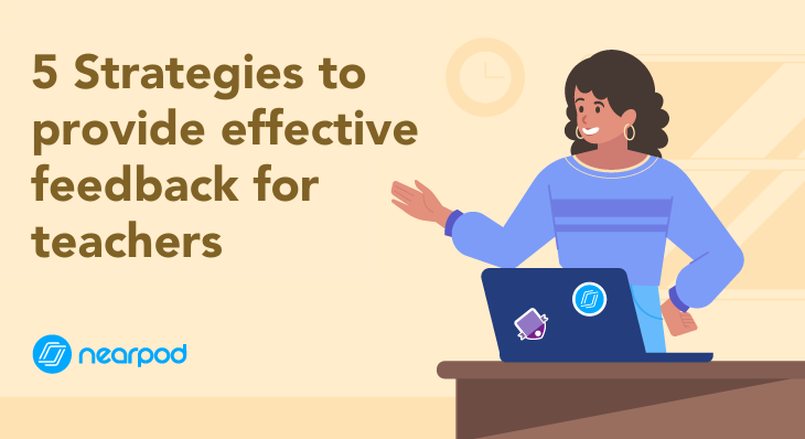 5 Strategies to provide effective feedback for teachers blog image